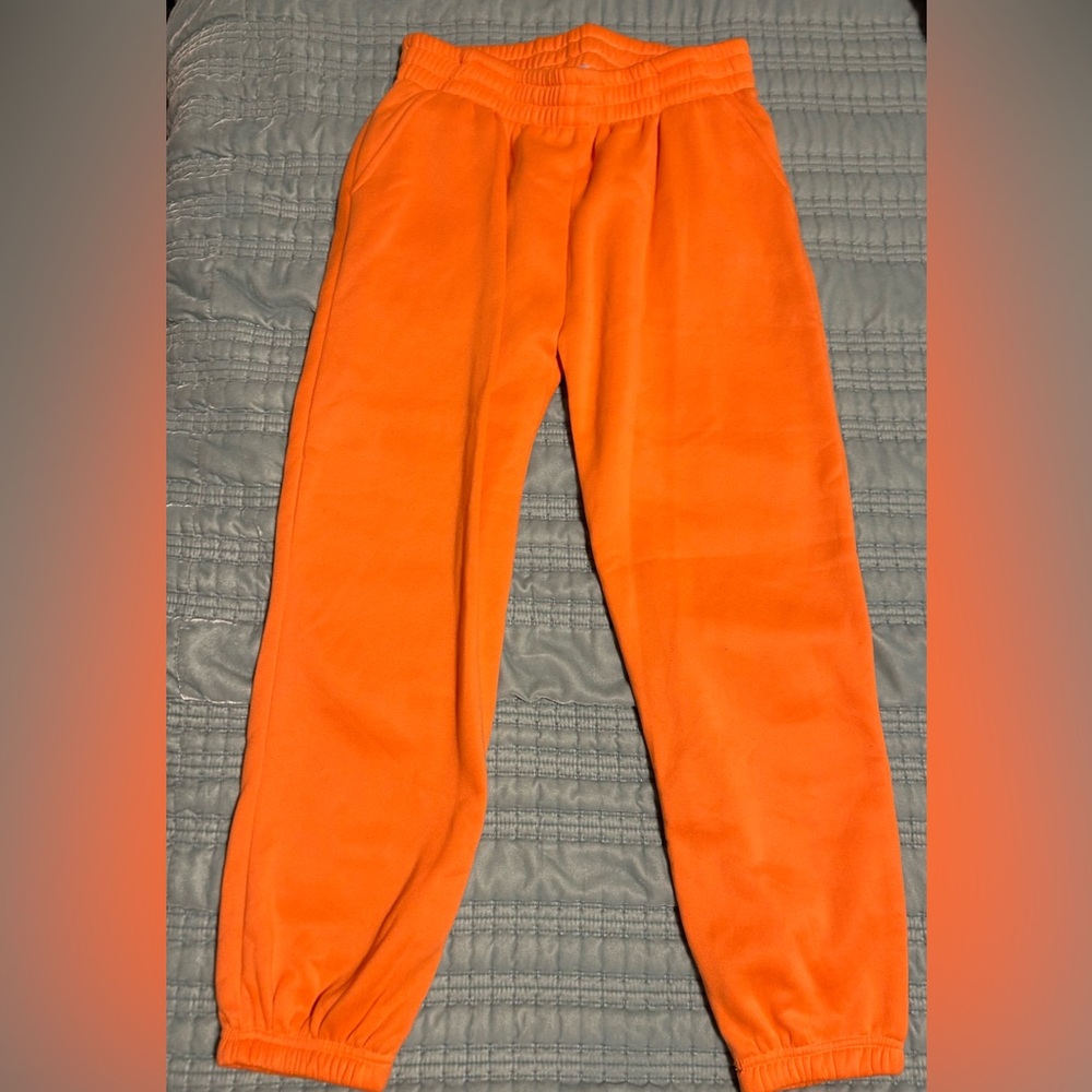 Elite Collection Cozy Orange Sweatpants w/ pockets- size xl/1x